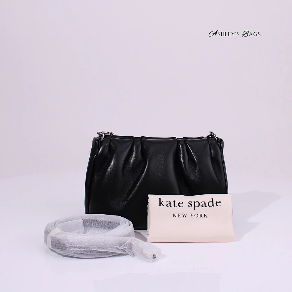 Kate Spade Souffle Crossbody In Black